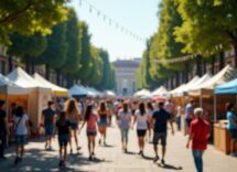 Immagine del festival del proletariato giovanile al Parco Lambro
