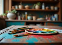 Ritratto di Modigliani in un contesto parigino artistico