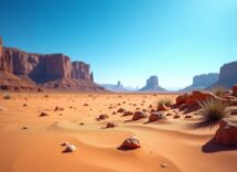 Scena iconica del film Paris, Texas con paesaggi suggestivi