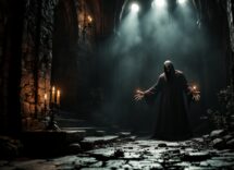 Immagine evocativa dell'horror italiano durante le festività