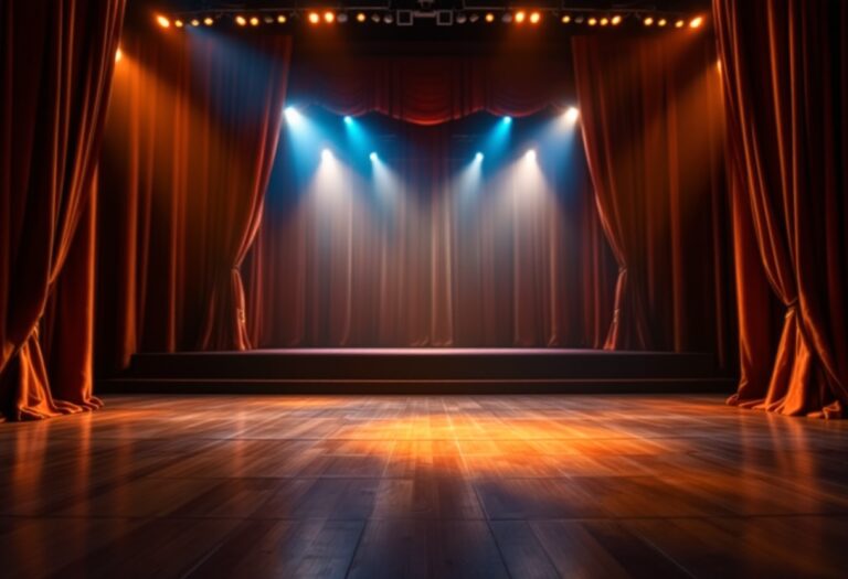 Roberta Garzia in un momento di performance artistica