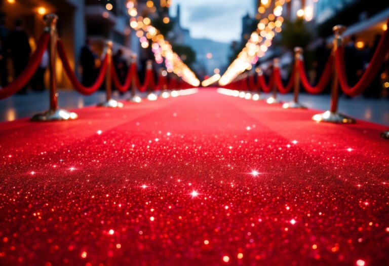 Tilda Swinton con l'Orso d'oro onorario alla Berlinale75