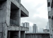 Immagine che rappresenta il brutalismo nell'architettura e nel cinema
