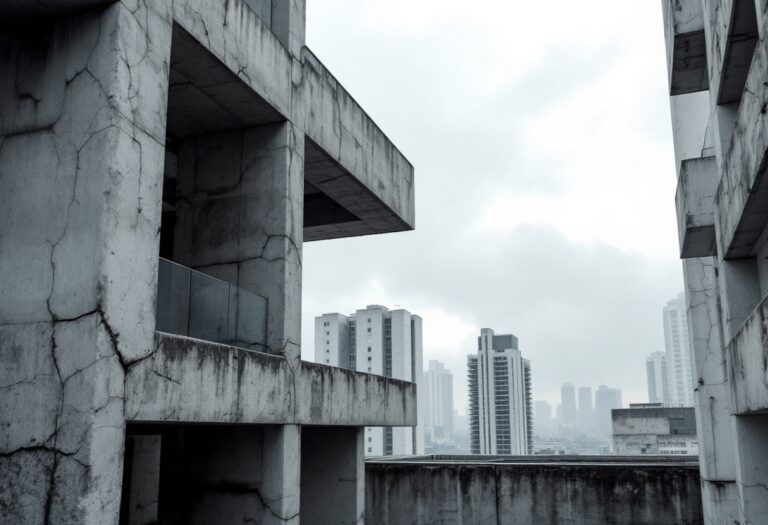 Immagine che rappresenta il brutalismo nell'architettura e nel cinema
