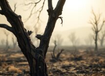 Immagine degli incendi in California che influenzano gli Oscar 2024