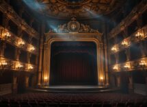 Eleonora Duse in un'iconica posa teatrale