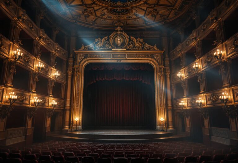 Eleonora Duse in un'iconica posa teatrale