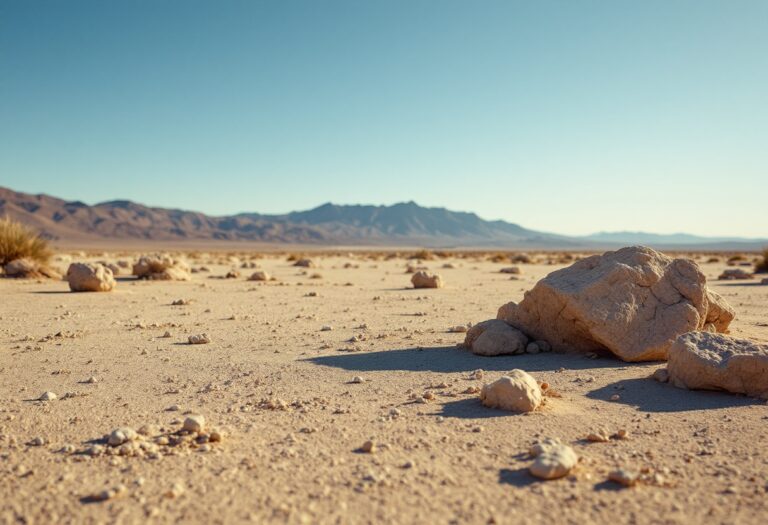 Panorama di Slab City, un luogo di libertà nel deserto