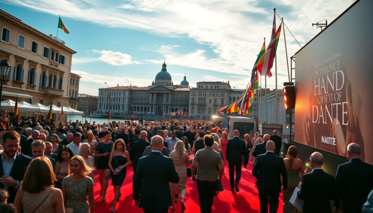 julian schnabel e il suo nuovo film in the hand of dante alla mostra di venezia python 1753894475