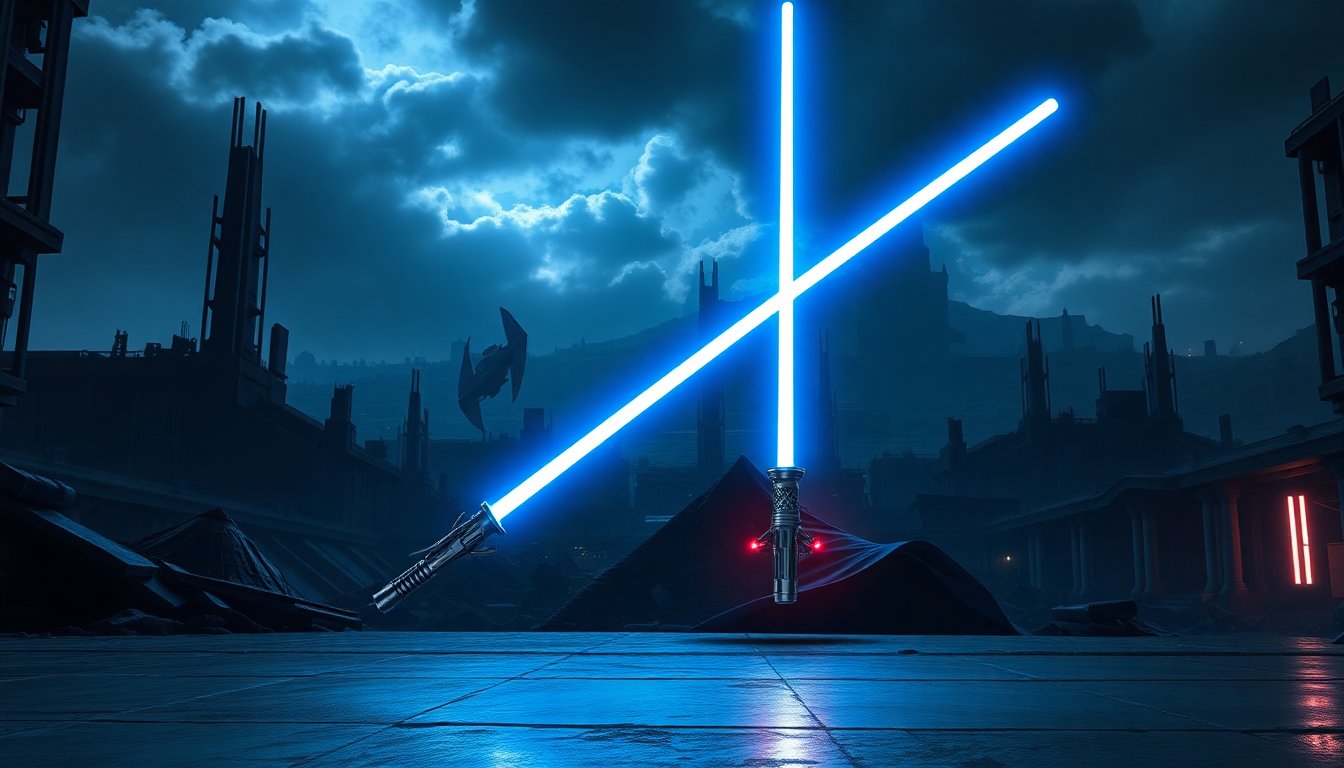 scopri il nuovo lightsaber di kylo ren in star wars leredita di vader 1764800203