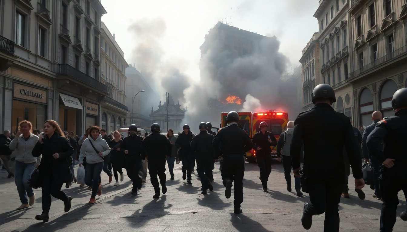 esplosione in centro citta caos e panico tra la folla 1768117239